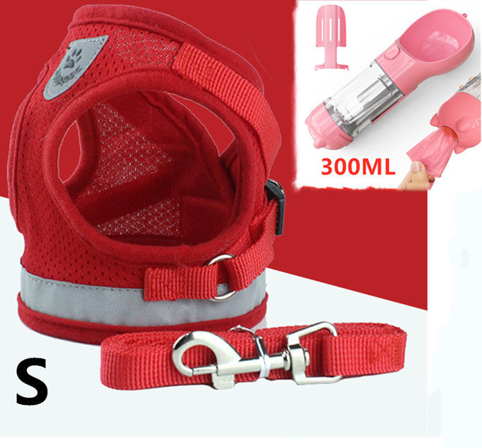 Comfortable Mesh Pet Harness - Happy Walks, No Choking, Pure Comfort!