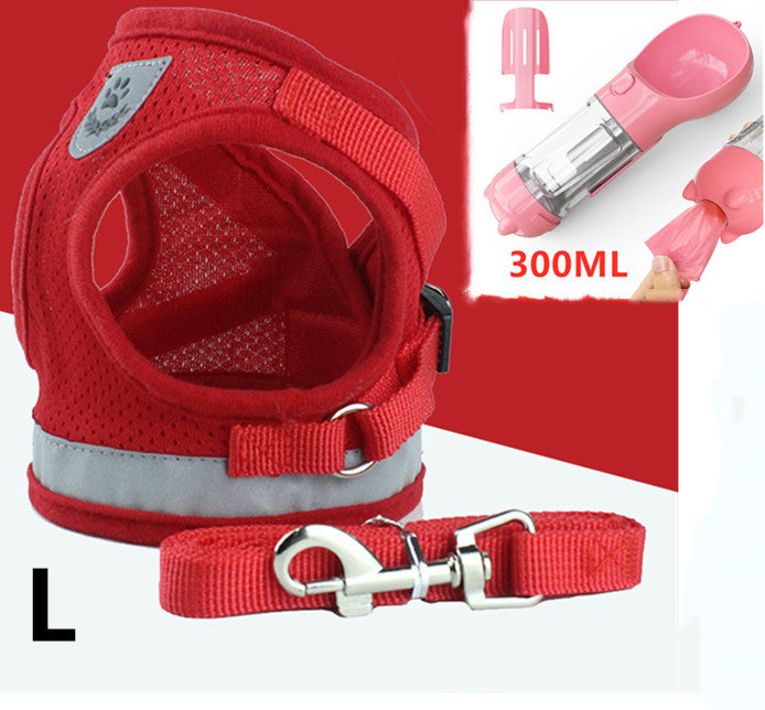 Comfortable Mesh Pet Harness - Happy Walks, No Choking, Pure Comfort!