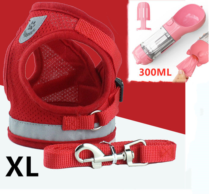 Comfortable Mesh Pet Harness - Happy Walks, No Choking, Pure Comfort!