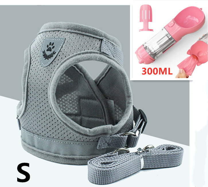 Comfortable Mesh Pet Harness - Happy Walks, No Choking, Pure Comfort!
