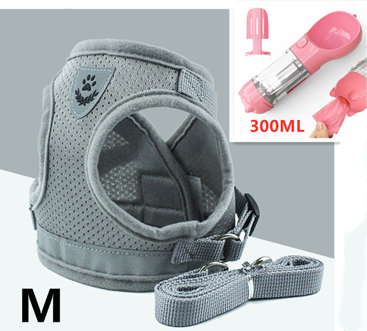 Comfortable Mesh Pet Harness - Happy Walks, No Choking, Pure Comfort!