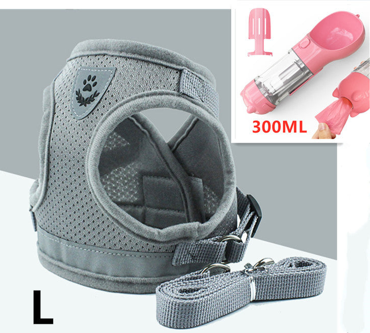 Comfortable Mesh Pet Harness - Happy Walks, No Choking, Pure Comfort!