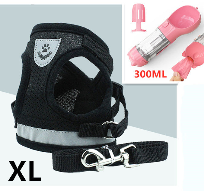 Comfortable Mesh Pet Harness - Happy Walks, No Choking, Pure Comfort!