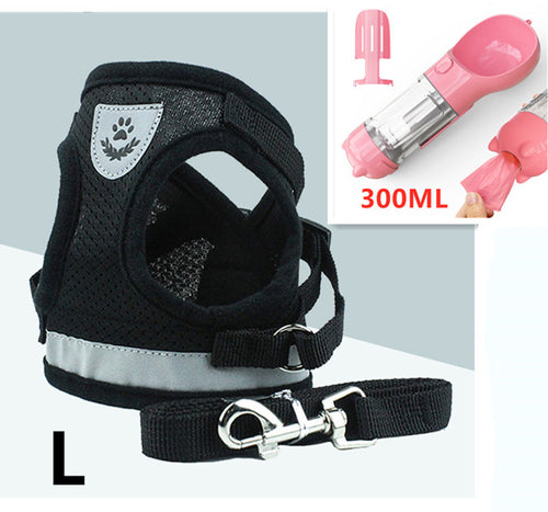 Comfortable Mesh Pet Harness - Happy Walks, No Choking, Pure Comfort!