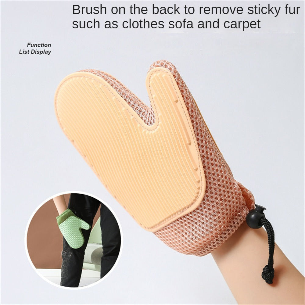 Magic Pet Grooming Glove - They Think It's Petting, You're Deshedding!