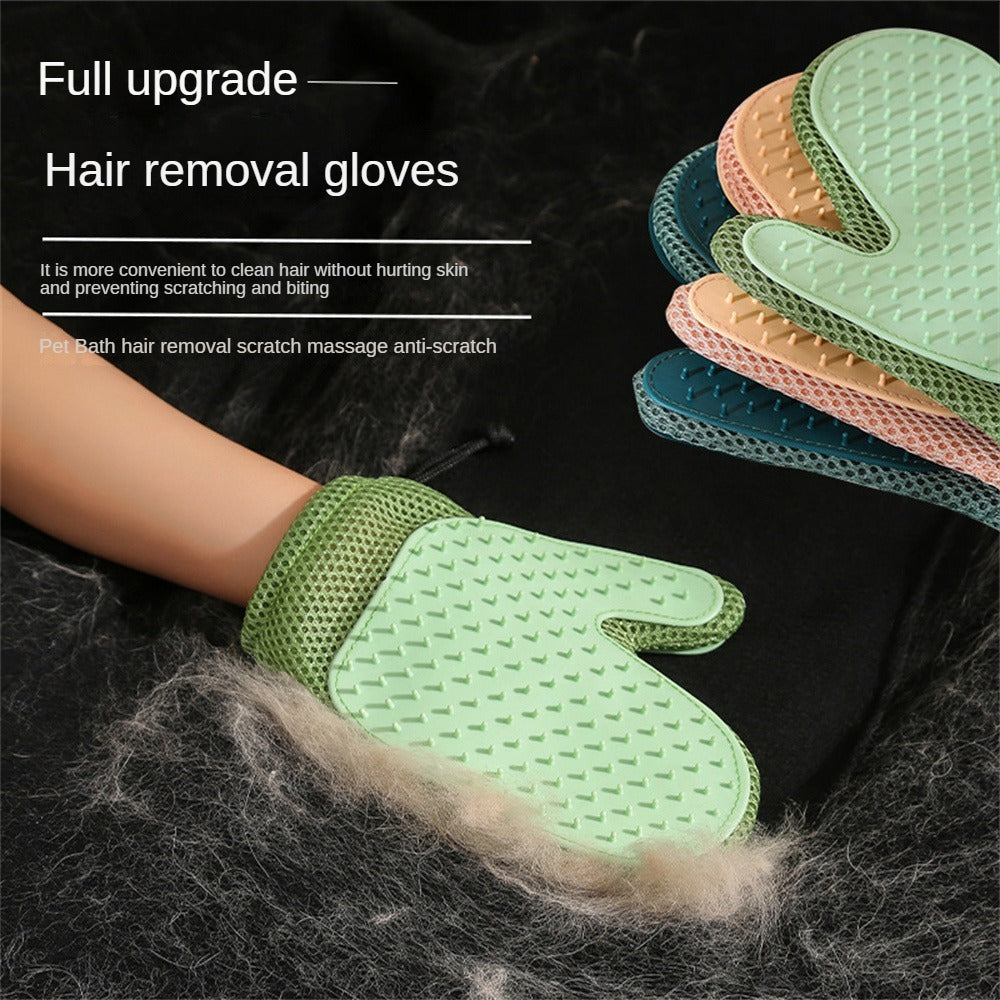 Magic Pet Grooming Glove - They Think It's Petting, You're Deshedding!