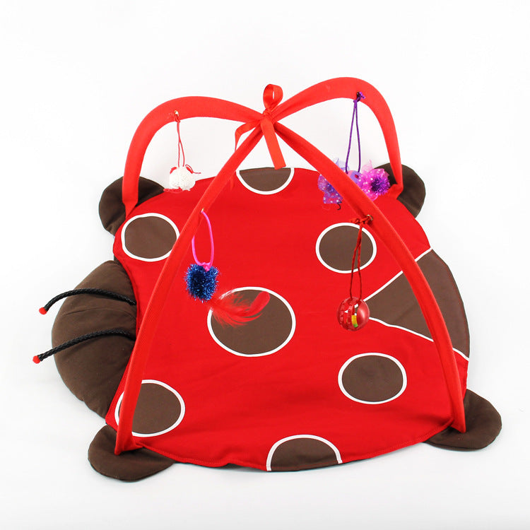 Comfy Cat Play Bed - Cozy Sweet Dreams and Fun Games Combined!