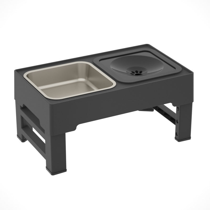 Adjustable Elevated Dog Bowls - Better Digestion, Happier Neck, Cleaner Eating!