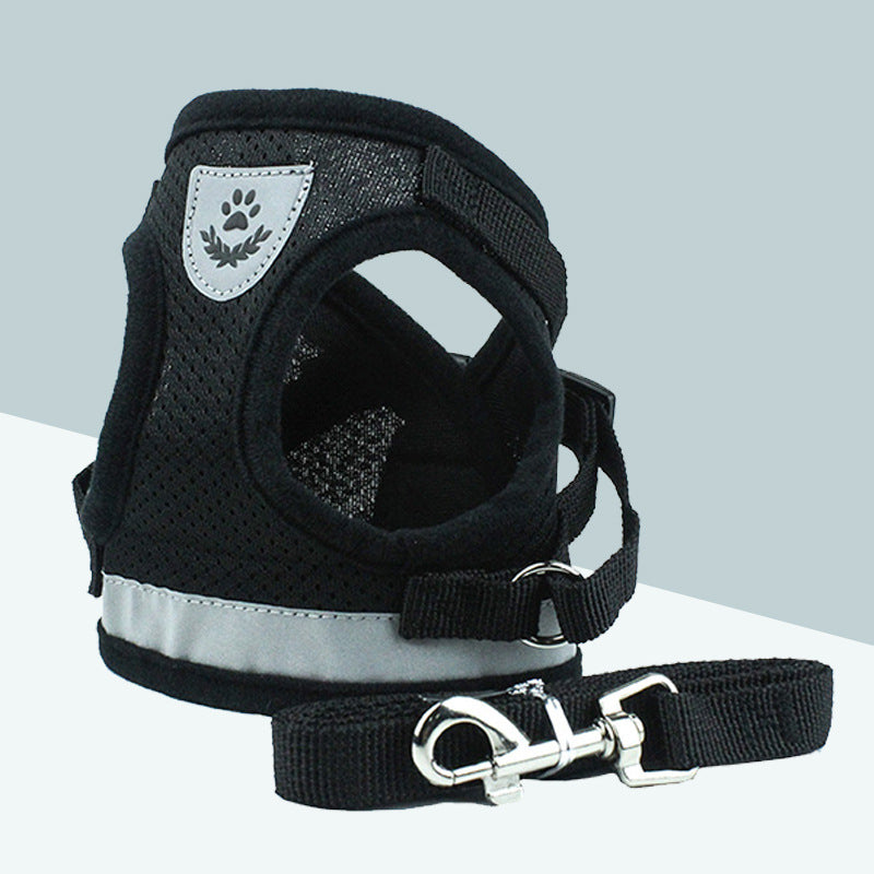 Comfortable Mesh Pet Harness - Happy Walks, No Choking, Pure Comfort!