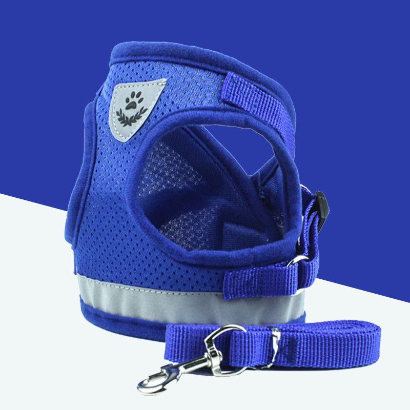 Comfortable Mesh Pet Harness - Happy Walks, No Choking, Pure Comfort!