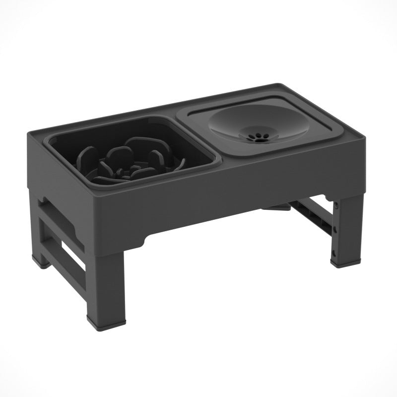 Adjustable Elevated Dog Bowls - Better Digestion, Happier Neck, Cleaner Eating!