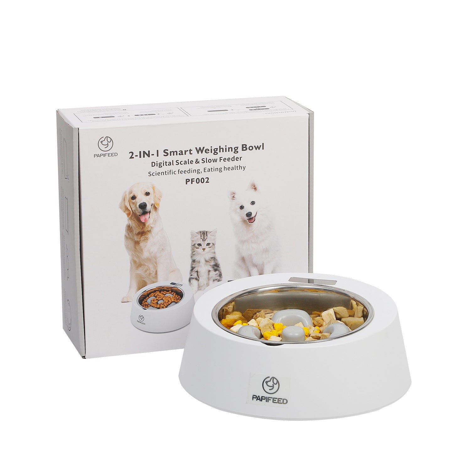 Smart Slow Feeder Bowl - Healthy Eating Habits, Perfect Portions Always!