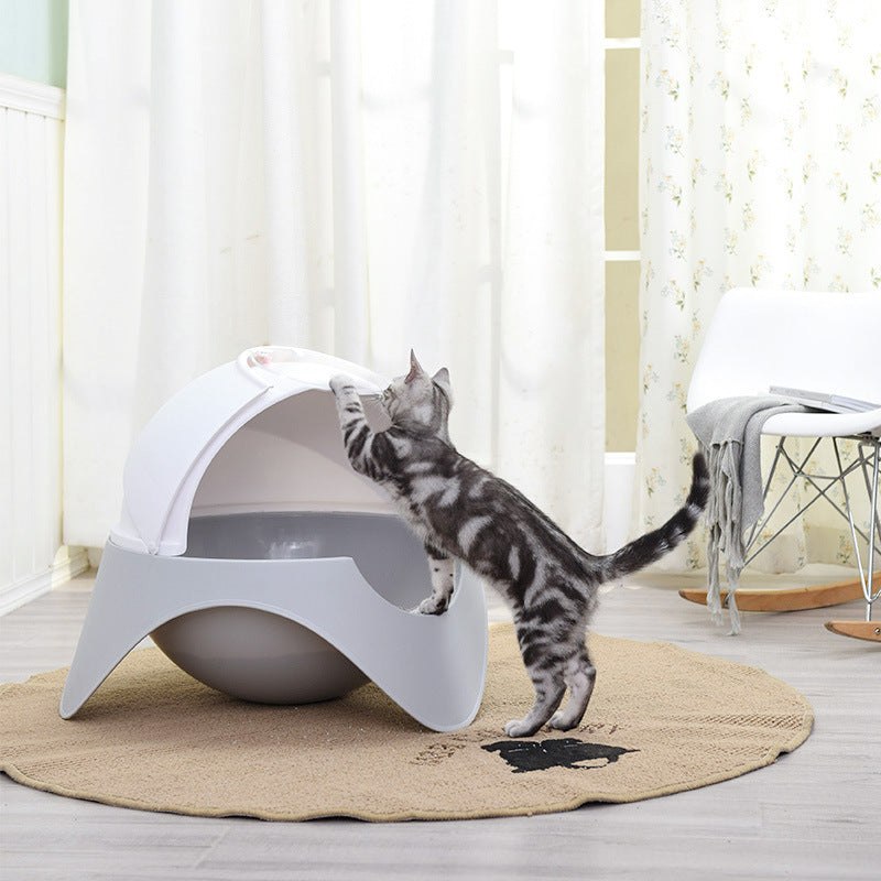 Stylish Cat Bathroom House - Ultimate Privacy and Odor Control Daily!